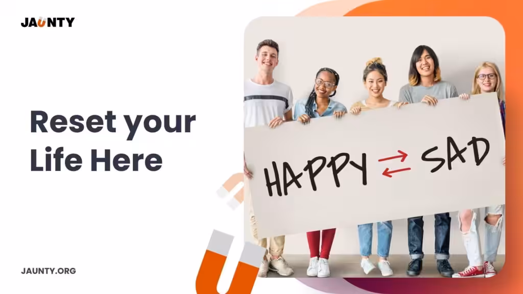 Person starting fresh with new social habits, resetting their approach to life