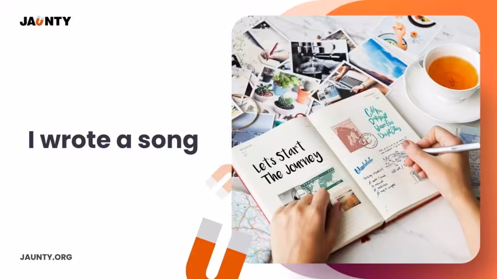 Eric Waisman with a guitar, sharing a personal creative moment through songwriting