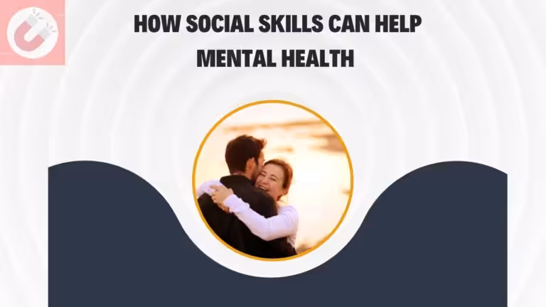 Person feeling mentally healthier through improved social connections and skills
