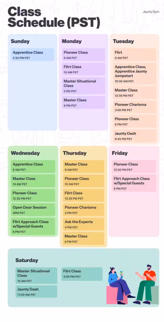 Jaunty social skills class schedule