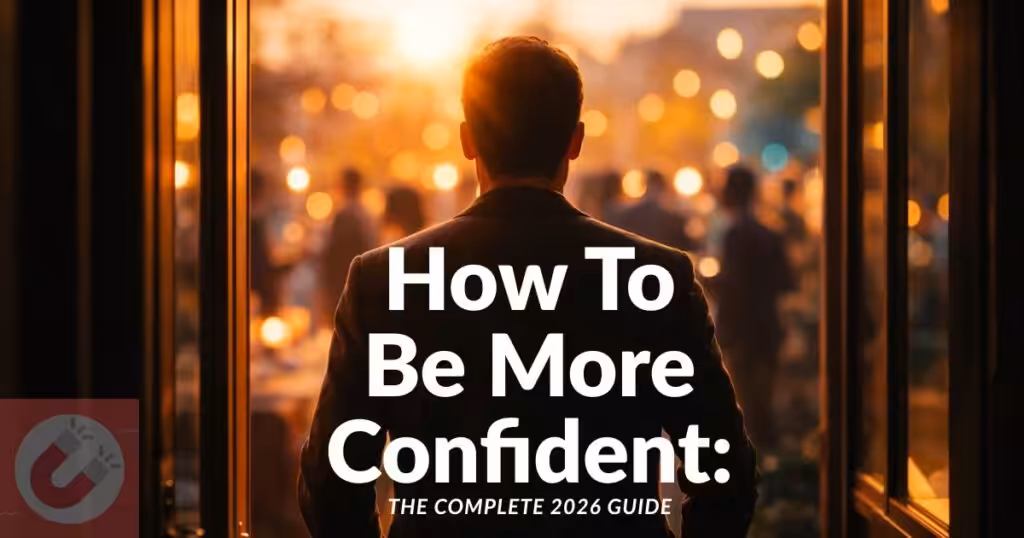 Person standing tall with confident body language, representing how to build self-confidence